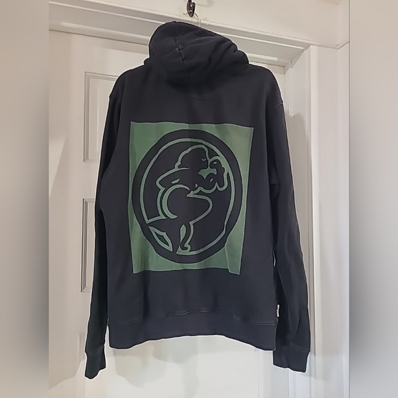 Mami Wata Mermaid Black Hoodie Sweatshirt Size Large - Picture 1 of 5